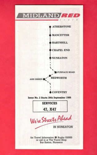 Midland red south timetable - midland,