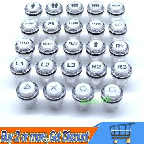 Arcade led push buttons 12v - arcade,