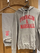 Ladies Clothing Size Medium Franklin & Marshall 2pc Grey Tracksuit Joggers