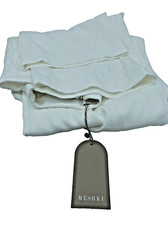 Meshki Saskia Straight Leg White Trousers White Medium. JE3