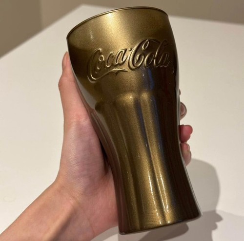 Coca cola mirror gold - coca-cola, glass