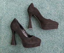 ESSEX GLAM Black Faux Suede