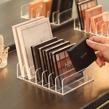 Transparent CD Style Makeup Case - 7 Compacts 17x8.5x4cm Small