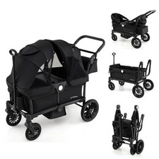 Wagon Stroller for 2 Kids Push