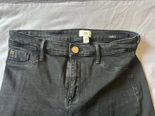 Women's River Island Black Molly Stretch Skinny Jeans Size 14