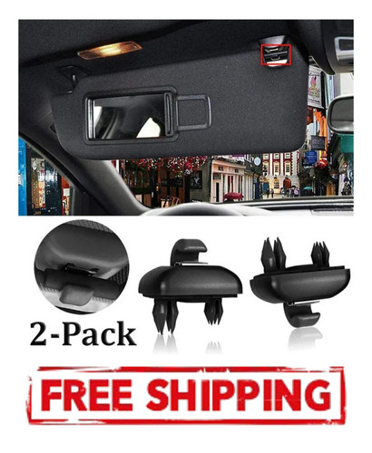 2pc sun visor - 2pc, clip