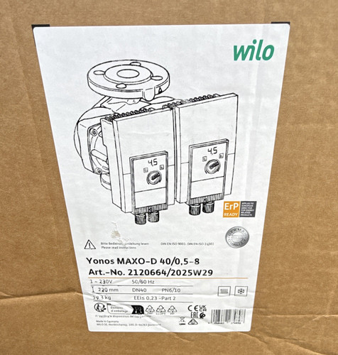 Wilo yonos maxo 5 8 - wilo, maxo-d
