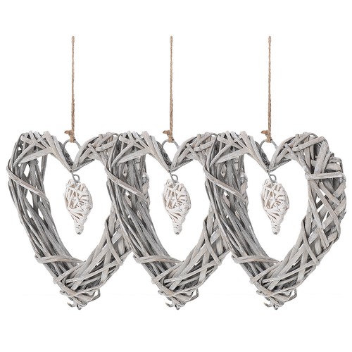 Pcs wicker heart - wicker, wreath