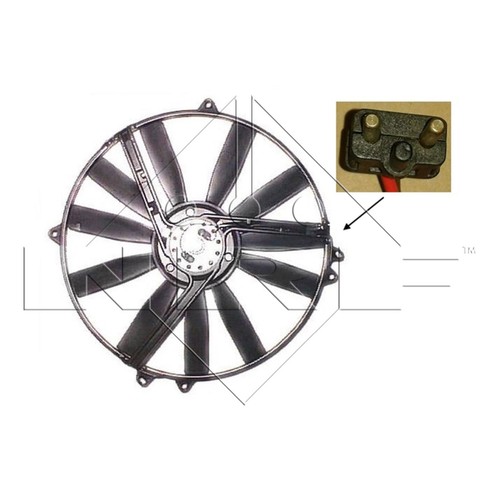 Radiator fan for mercedes - radiator,