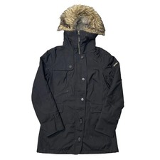 Woolrich Black Parka Coat Fur