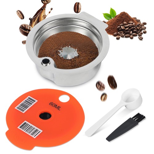 Stainless reusable coffee - stainless,
