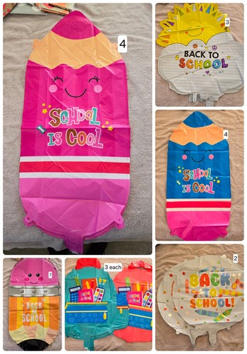 Foil balloons job lot - foil,