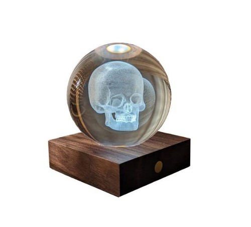 Crystal led desk - lamp, weighted