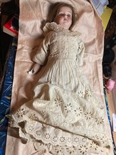 16.5” Armand Marseille 370 AM  4/0DEP Haunted? Doll Kidalene Body Original Dress