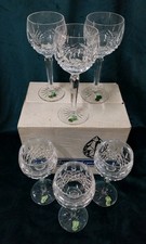Waterford Crystal "Kenmare" Cut Wine Hock Glass Box Of Six