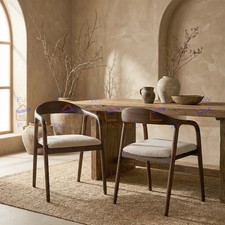Set of 2 ALUXO® Tess Walnut