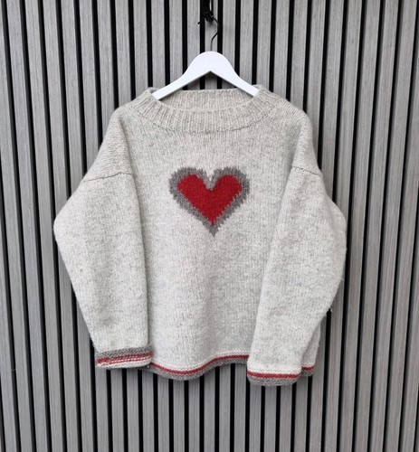 Pachamama wool heart jumper - wool,