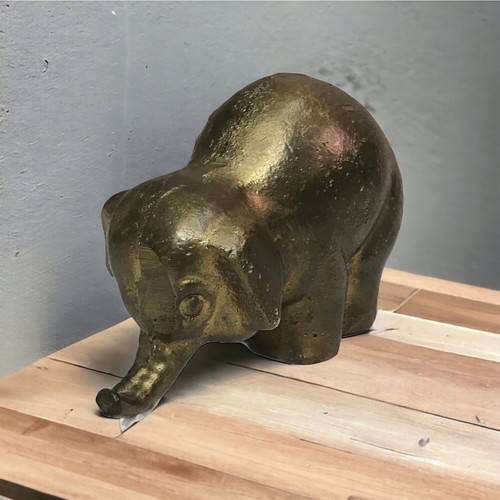 Solid bronze elephant - solid,