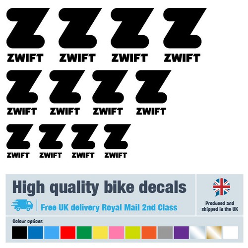 Zwift bike fork - , decals