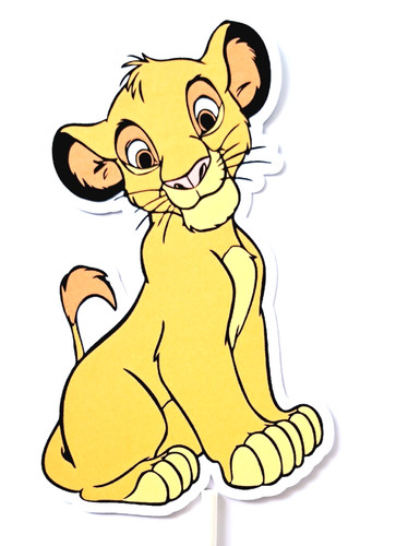 Lion king cake topper - king,