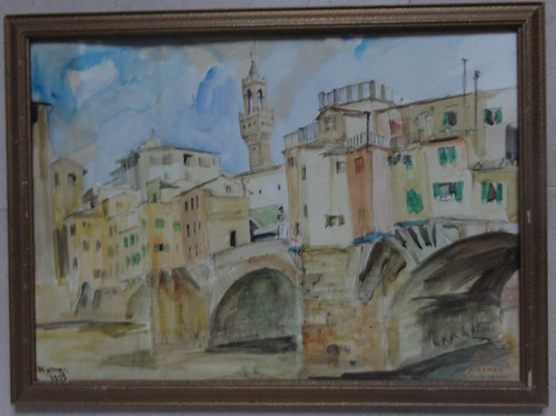 Vintage watercolour painting - vintage,
