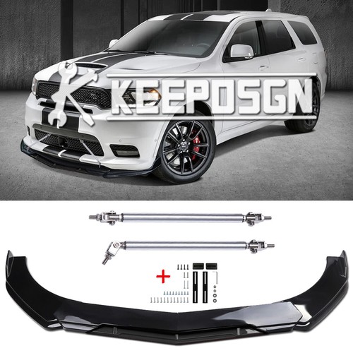 Gloss black front - black, bumper