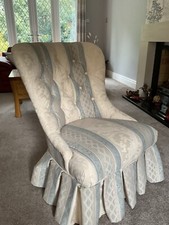 Reupholstered Laura Ashley Nursing / Bedroom Armchair