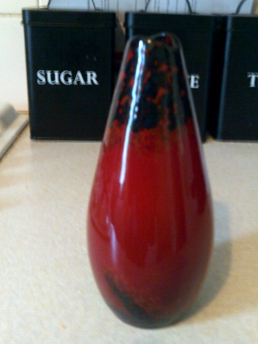 Royal doulton flambe sung vase - flambe,