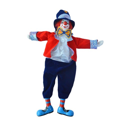 Ceramic clown doll - clown, craft