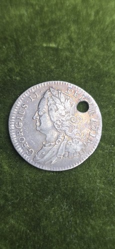 1745 king george silver - king,