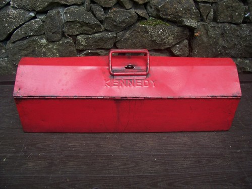 Vintage kennedy portable red - kennedy,