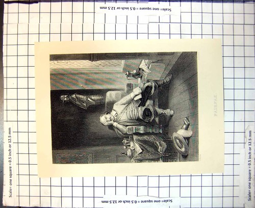 Old print fairfax relaxing - print,