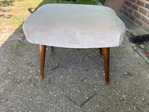 Faux suede footstool legs - faux,