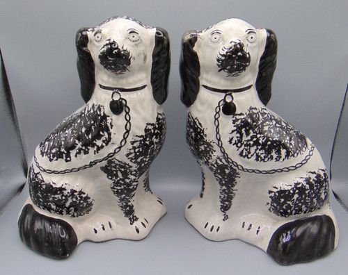 Pair antique staffordshire - pair, of
