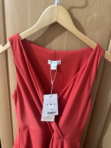 New monsoon red ruffle - monsoon, dress