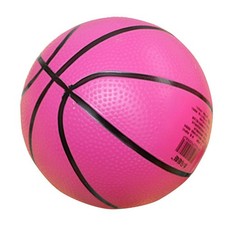 Mini 6 '' Inflatable Basketball Ball Kids Indoor / Outdoor Sport Game Toy - Rose