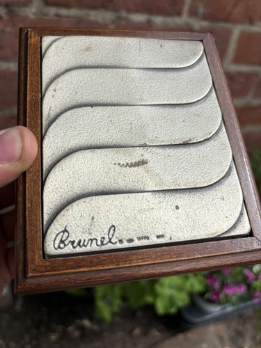 Vintage 60s signed brunel - signed, wood
