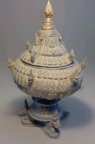 Cast bronze bhuddist khan nam - bhuddist,