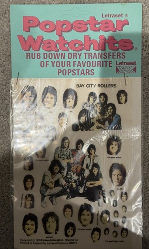 Letraset pop transfers the bay - pop,
