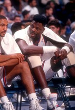 Patrick Ewing and Mark Jackson