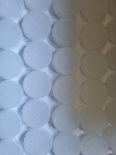 Translucent white plastic - 35,