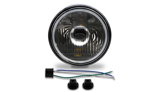 Complete headlight round - headlight,