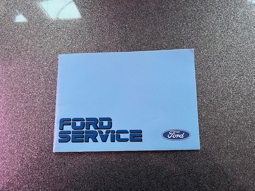 Ford service book 1980 - 1980's,
