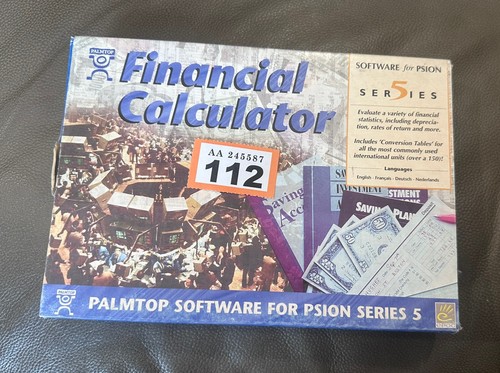 Psion software financial - psion, 5