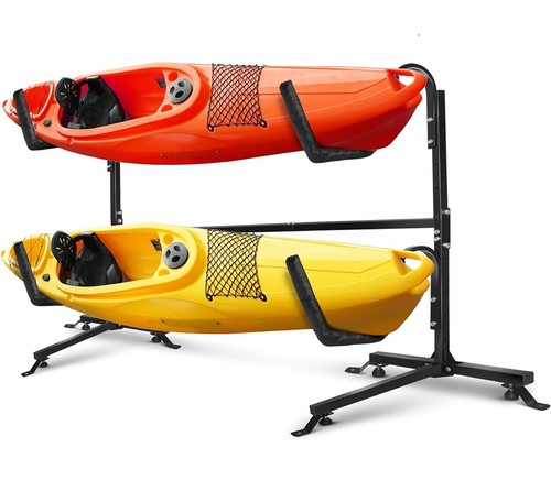 Freestanding double kayak rack - kayak,