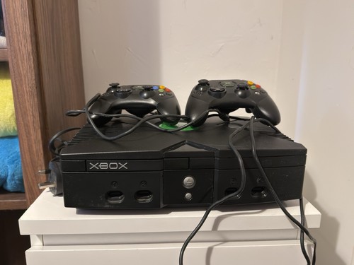 Original xbox console with - xbox,