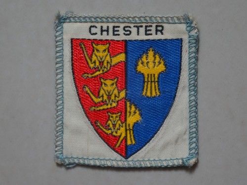 Chester cloth badge - chester, (1960s)