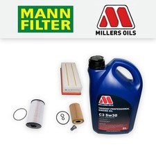 SERVICE KIT for VW GOLF MK6 CABRIO 1.6 TDI OIL AIR FUEL FILTERS +OIL (2011-2016)