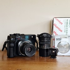 Mamiya 7ii Black Camera Body With 50 + 80mm Lens + Finder + Tiffen Pro Mist