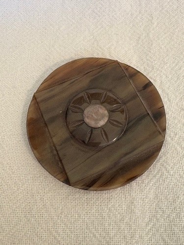 Large marbled brown deco - deco, /